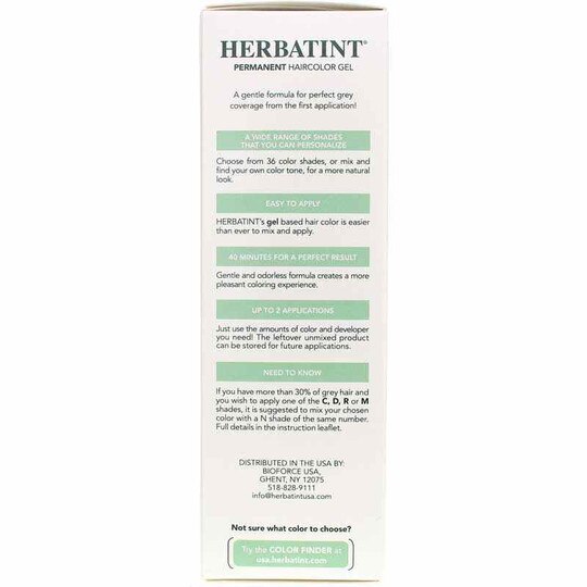 Permanent Hair Color Gel, HBT